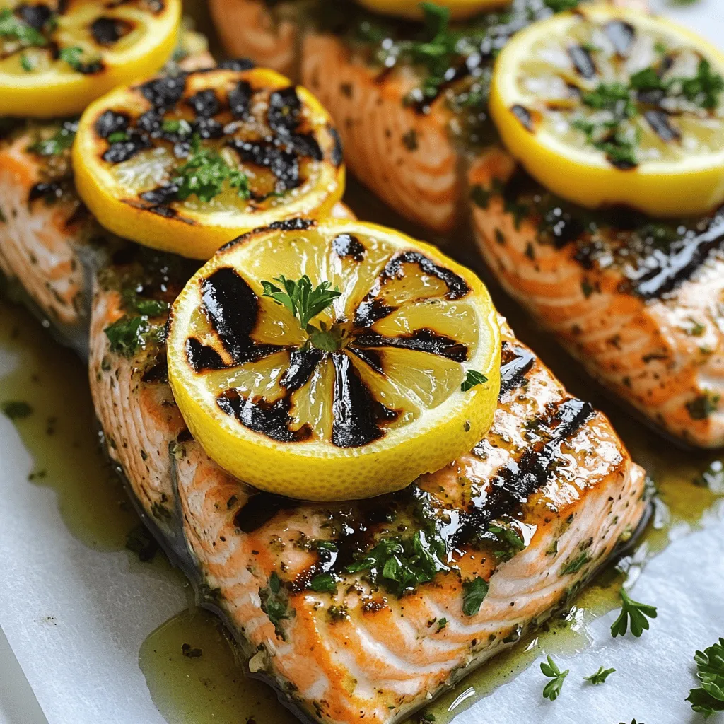 Lemon Herb Grilled Salmon Tasty and Simple Recipe