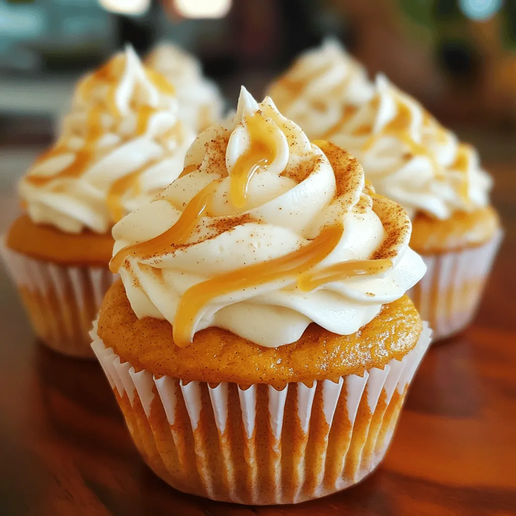Pumpkin Spice Latte Cupcakes Delightful Autumn Treat
