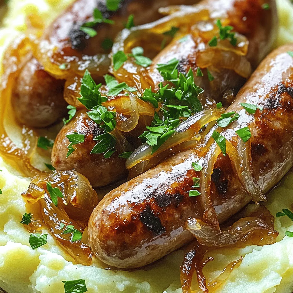 Easy Bangers And Mash Recipe for Comforting Meals