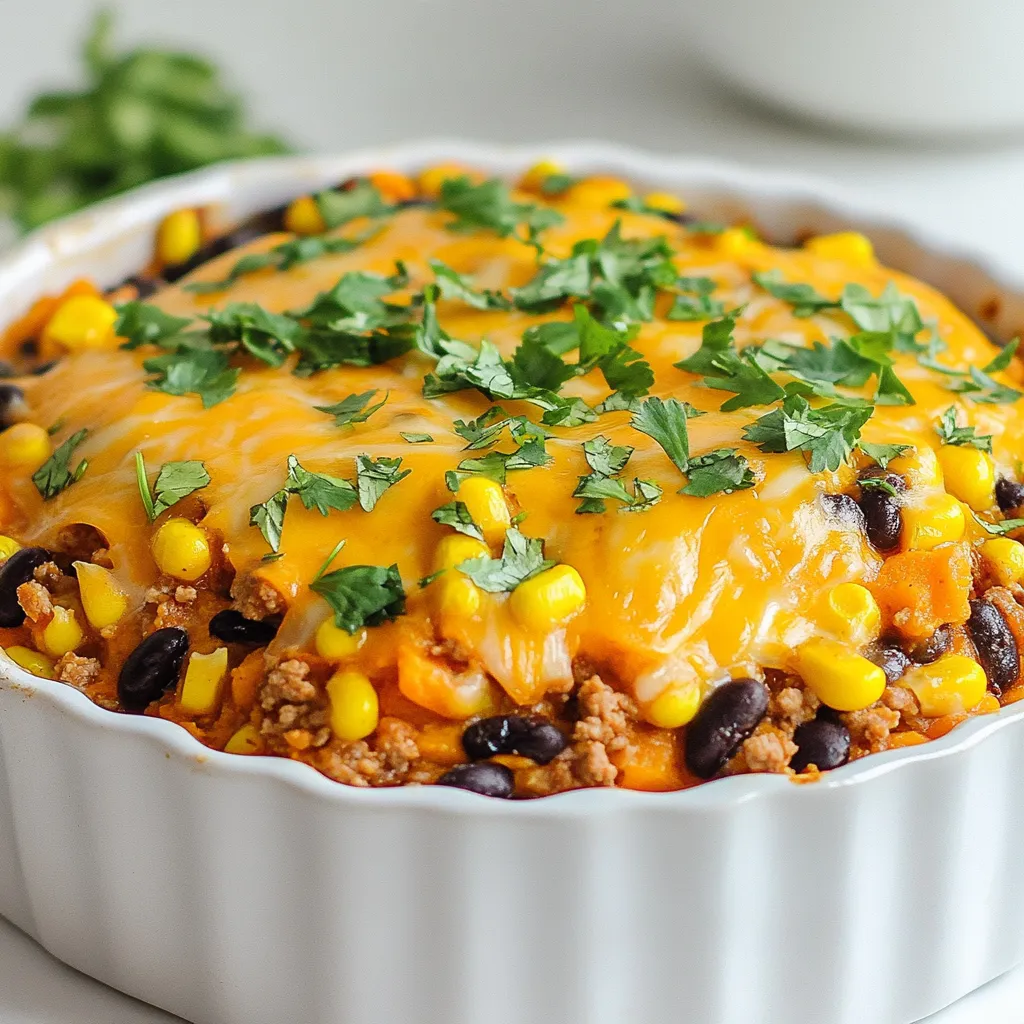Ground Turkey Sweet Potato Casserole Flavorful Dish