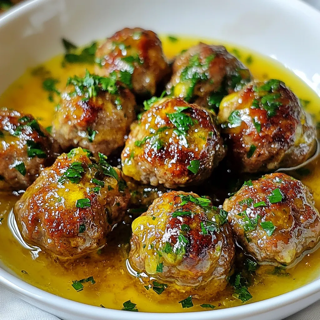 Garlic Butter Meatballs Flavorful and Easy Recipe