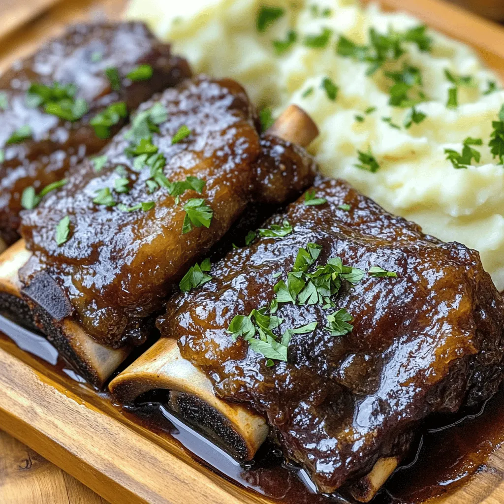 Succulent Short Ribs Slow-Cooked in Cola Recipe