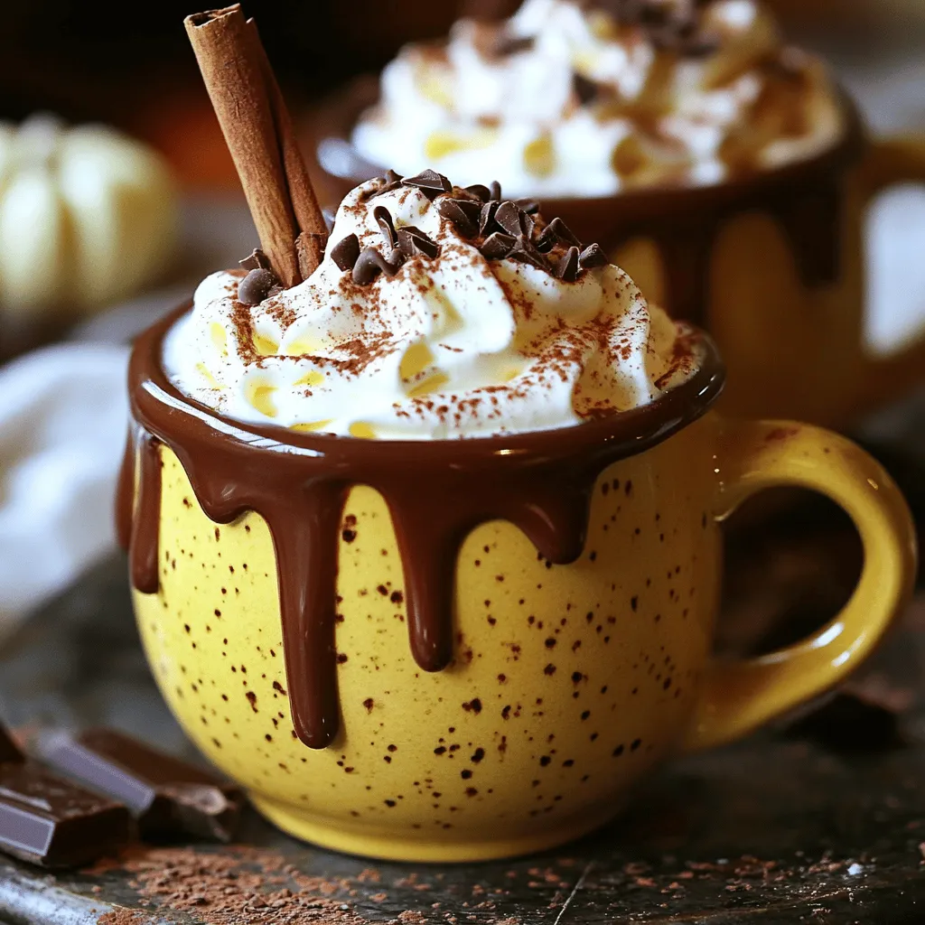 Pumpkin Spice Hot Chocolate Creamy Fall Delight