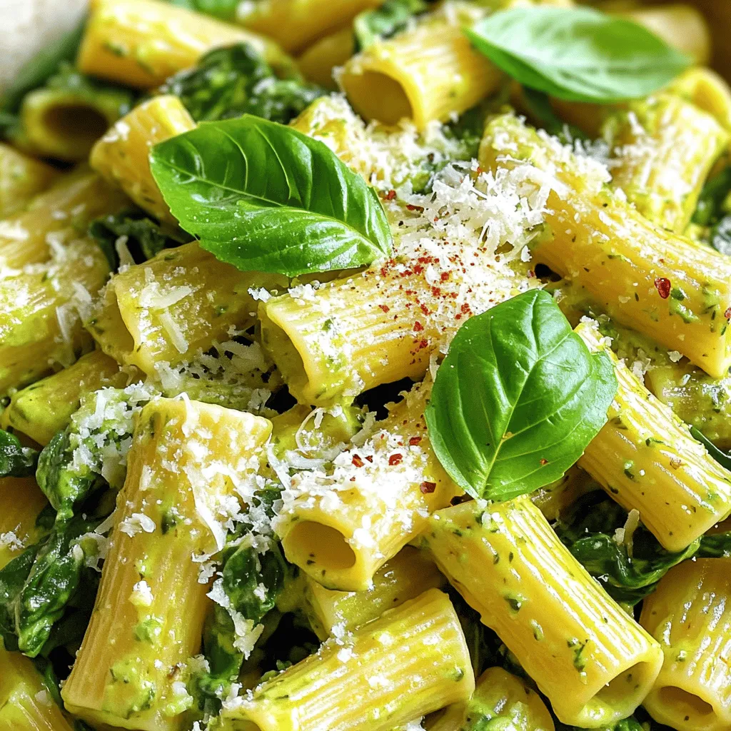 Pasta with Spinach and Asparagus Vibrant Veggie Dish