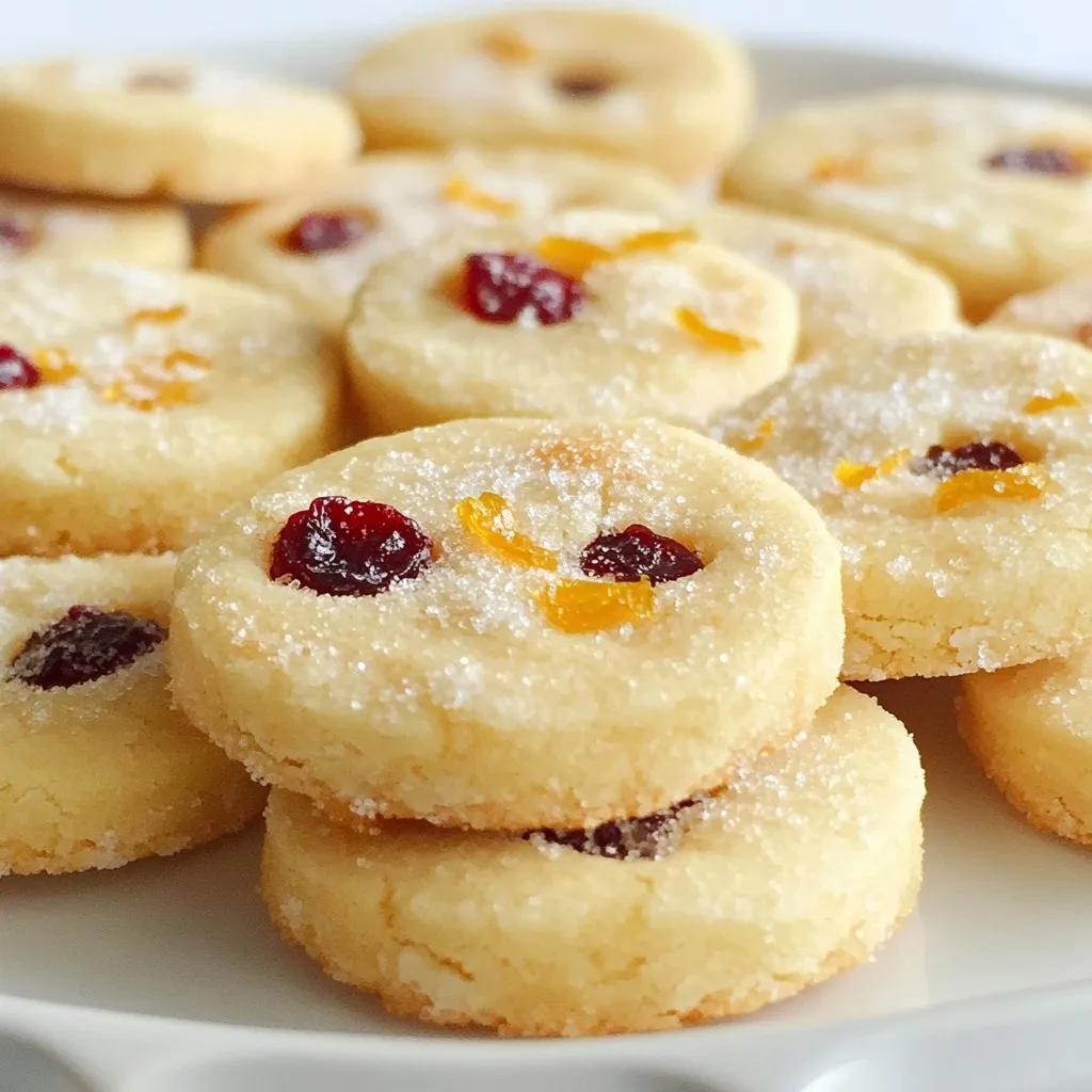 Delicious Cranberry Orange Shortbread Simple Recipe