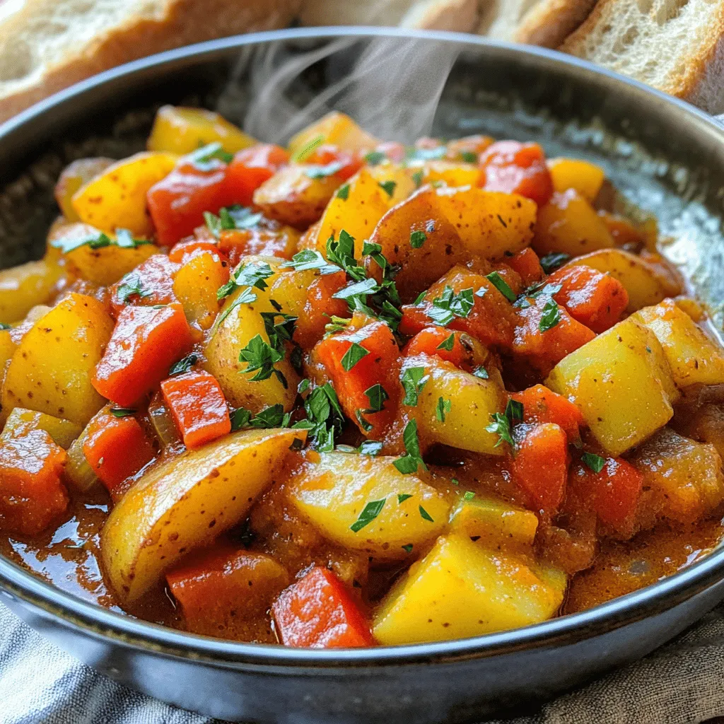 Hungarian potato goulash ingredients bring warmth and flavor to your meal. The key components include red potatoes, onion, garlic, and spices. Each ingredient plays a vital role in making this dish rich and hearty.