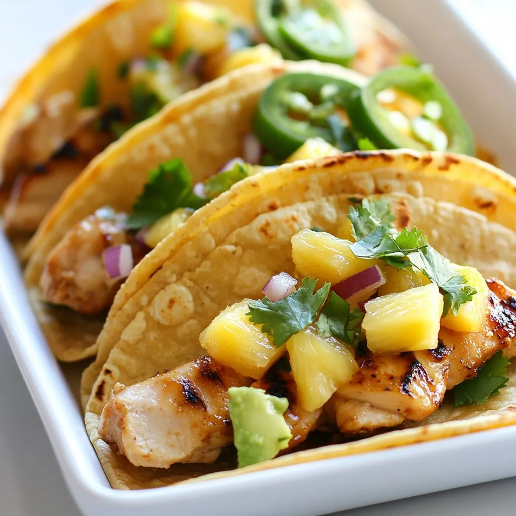 Savory Chicken Street Tacos Simple and Tasty Recipe