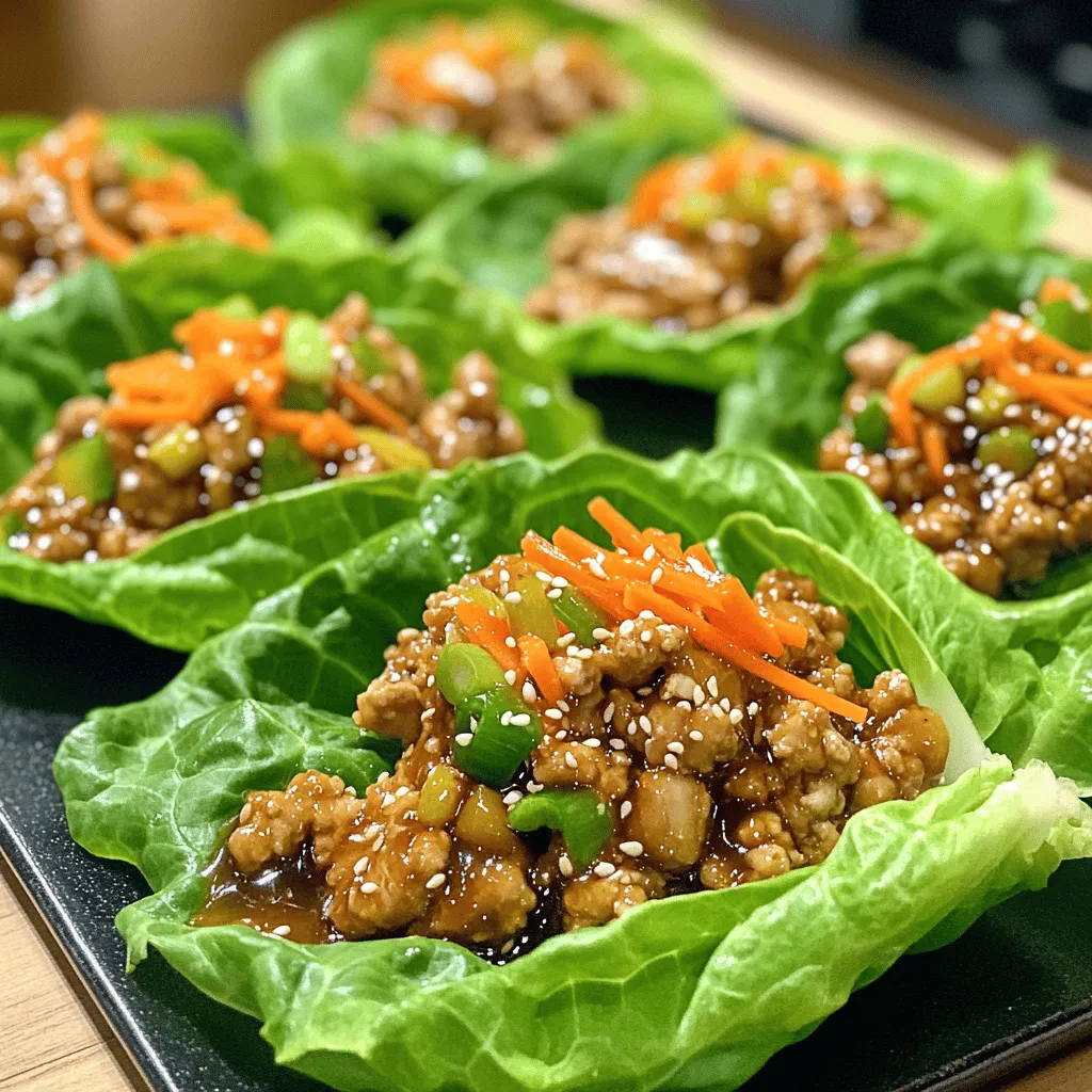 Teriyaki Chicken Lettuce Wraps Flavorful and Healthy Meal
