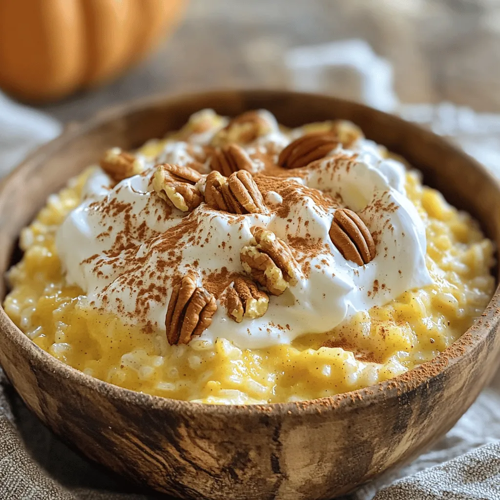 Pumpkin Spice Cinnamon Rice Pudding Delightful Treat