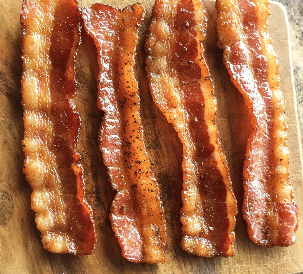 To cook bacon in an air fryer, follow these steps for tasty results. First, preheat your air fryer to 400°F (200°C) for about 5 minutes. This step helps the bacon cook evenly and get crispy.