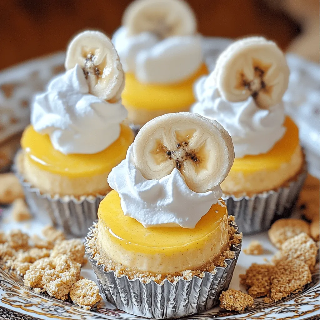 Irresistible Mini Banana Pudding Cheesecakes Recipe