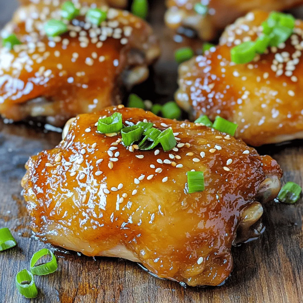 Honey Garlic Chicken Thighs Easy and Flavorful Dish