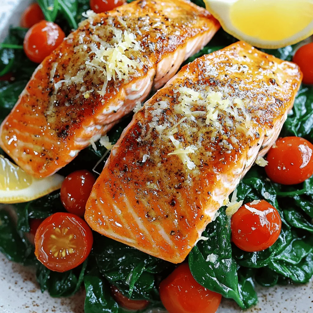 Pan-Seared Salmon Florentine Flavorful and Easy Dish
