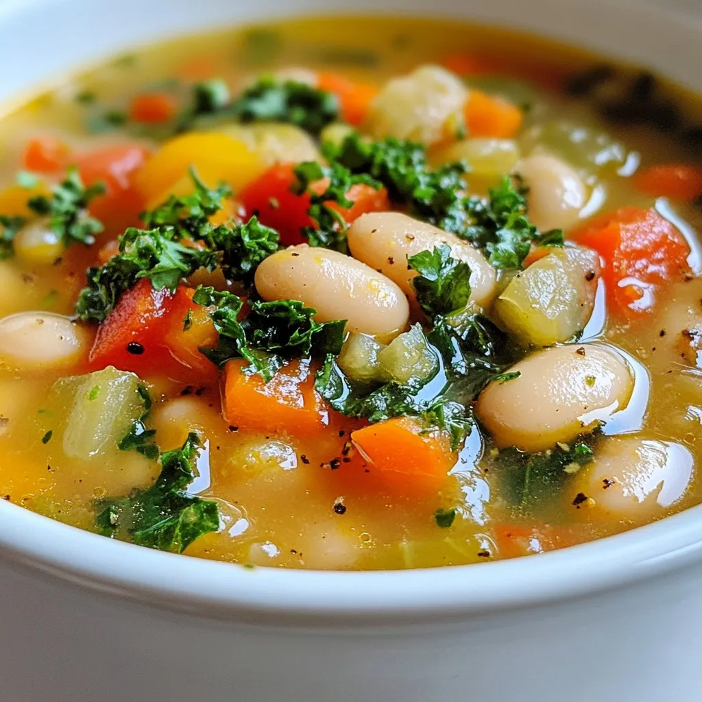 Tuscan White Bean Soup Flavorful and Simple Recipe