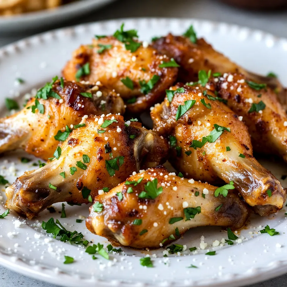 Garlic Parmesan Chicken Wings Flavorful and Easy Recipe