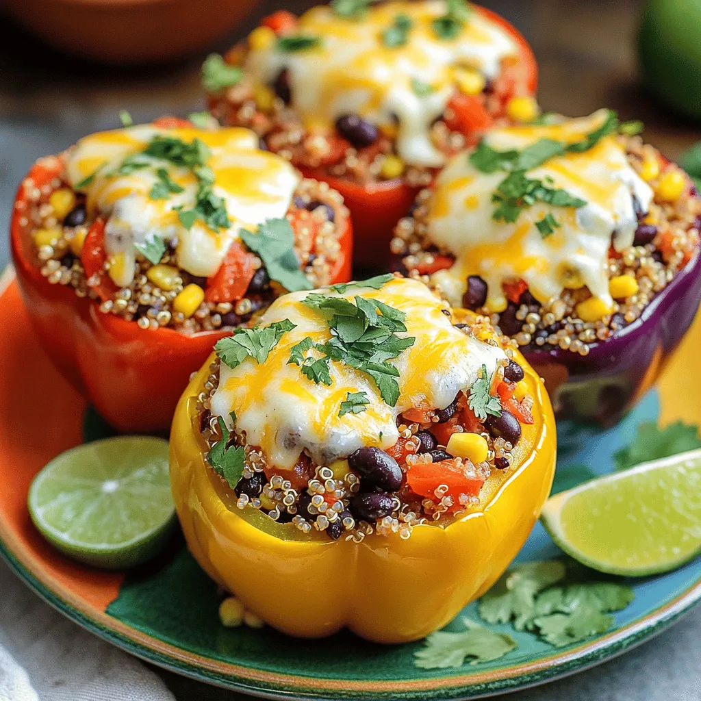 Stuffed Bell Peppers with Quinoa Perfectly Delicious Dish