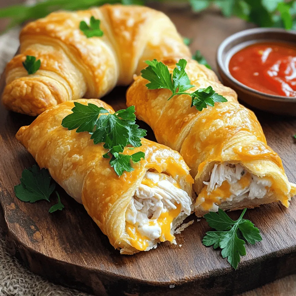 Cheesy Chicken Crescent Rolls Easy and Tasty Recipe