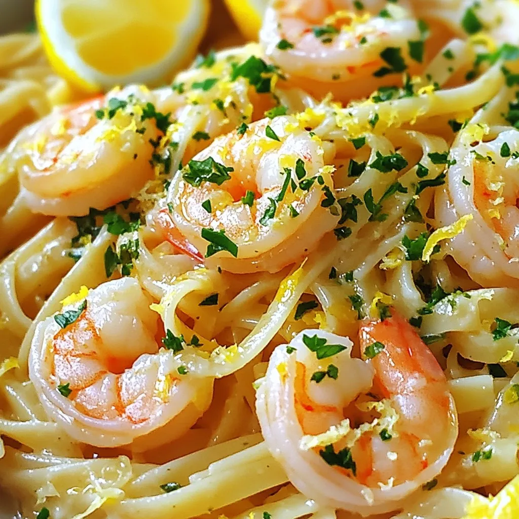 Lemon Garlic Shrimp Scampi Flavorful and Simple Dish