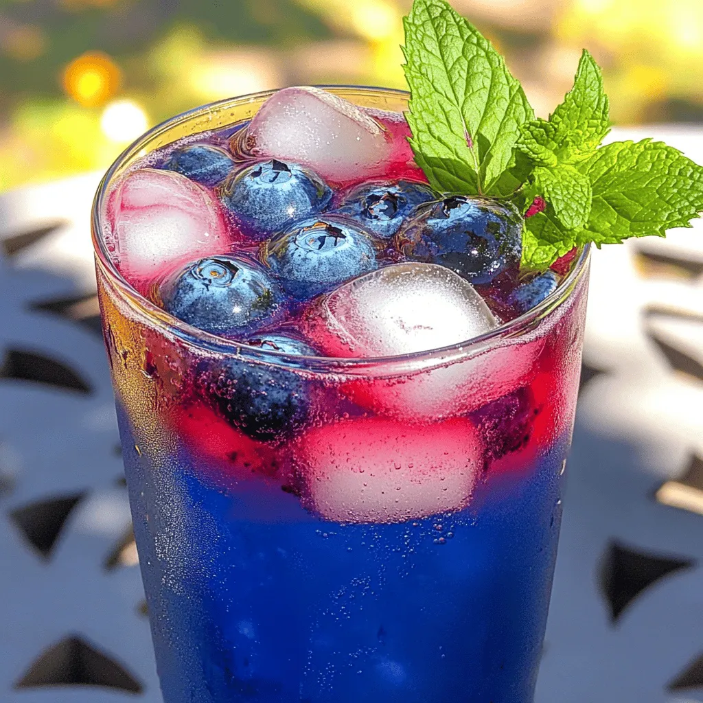 To make a Sugar Free Blueberry Italian Cream Soda, you need a few basic ingredients. The main ingredients are fresh blueberries, sparkling water, and heavy cream. Each ingredient plays a key role in creating a tasty drink.