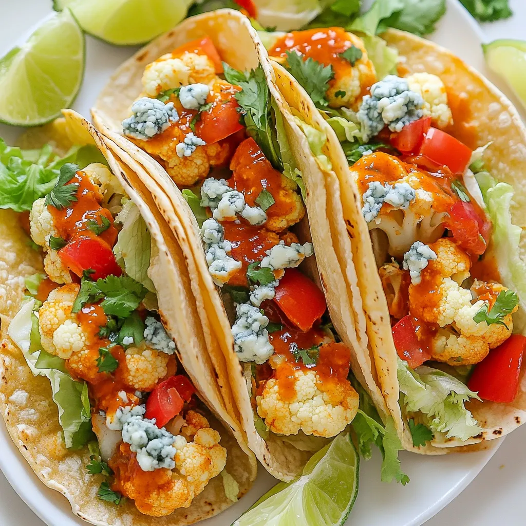 Buffalo Cauliflower Tacos Flavorful and Easy Recipe