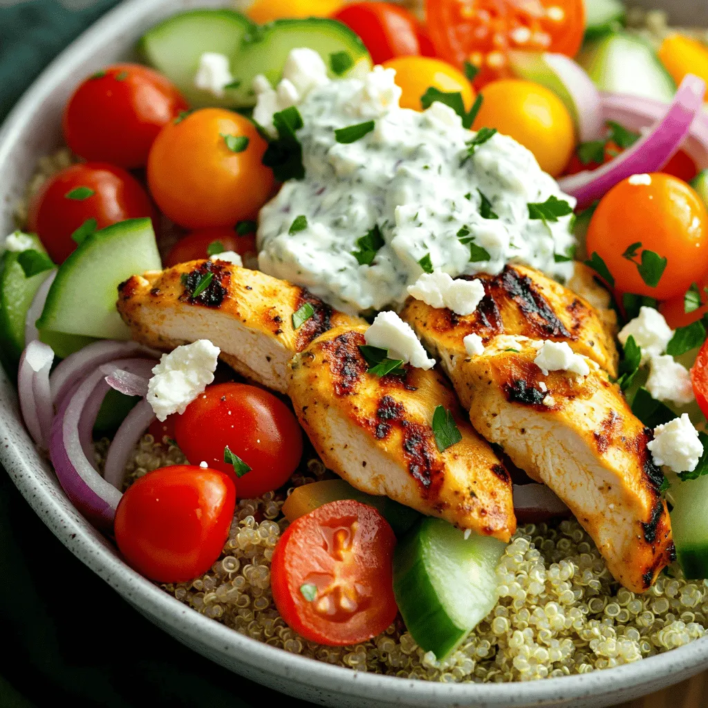 Greek Chicken Bowls Flavorful and Easy Recipe Guide