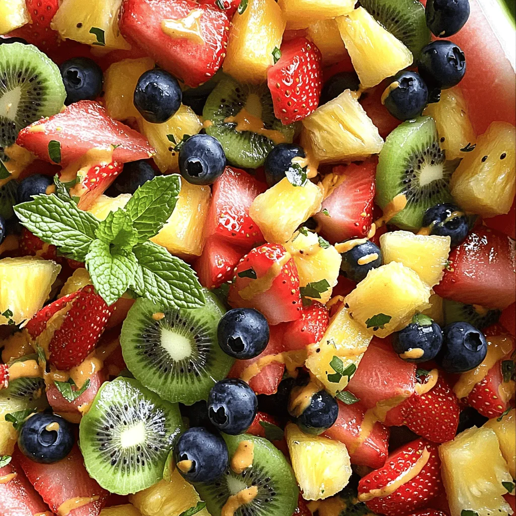 Honey Lime Fruit Salad Refreshing and Tasty Delight