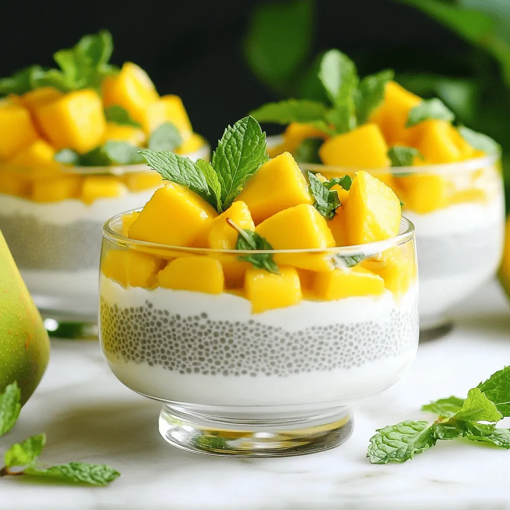 Mango Coconut Chia Pudding Simple and Nutritious Treat