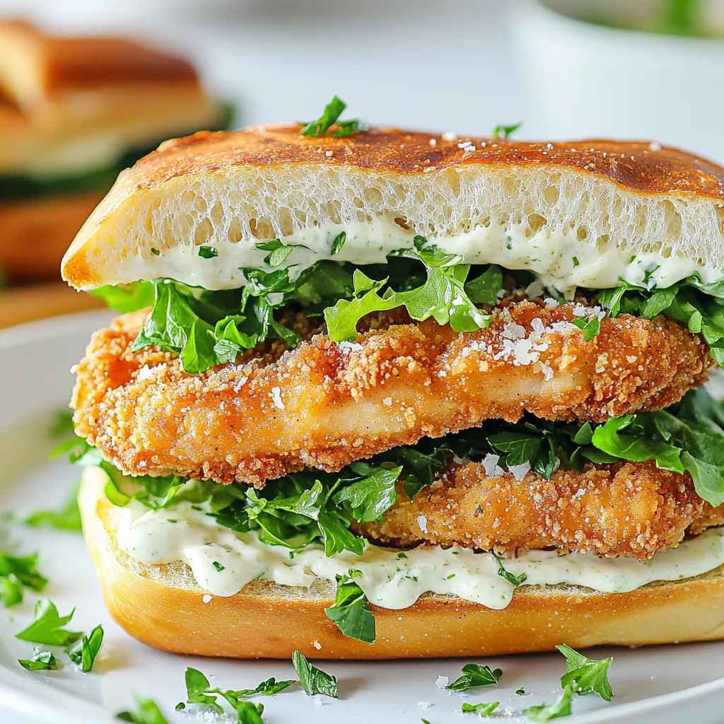 Crispy Chicken Caesar Sandwich Flavors to Savor
