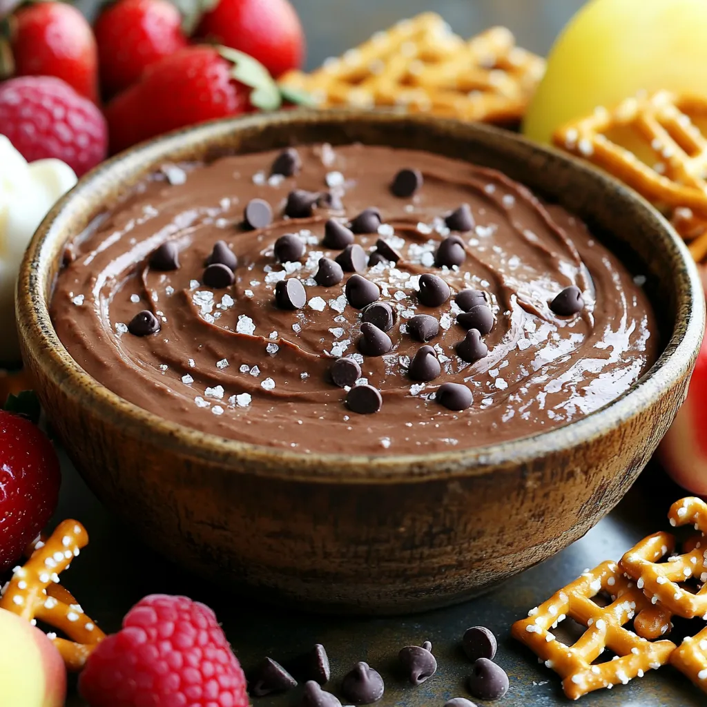 Brownie Batter Greek Yogurt Dip Protein Delight