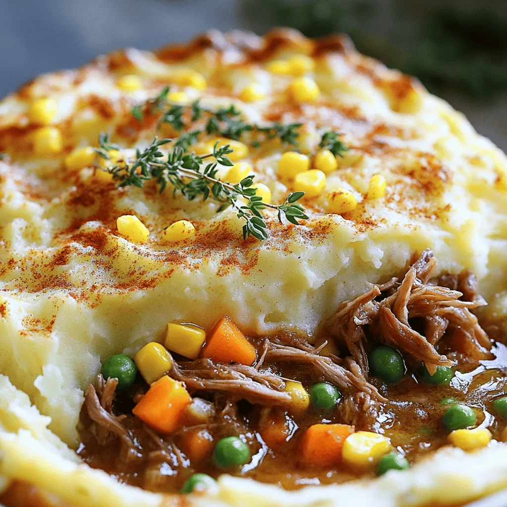Pulled Pork Shepherd’s Pie Flavorful and Hearty Meal