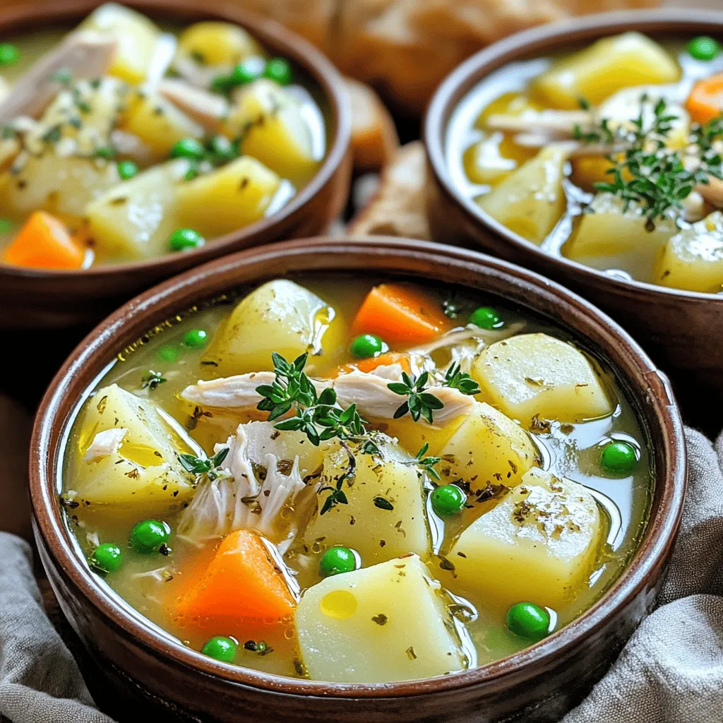 Satisfying Chicken Soup with Potatoes Recipe Guide