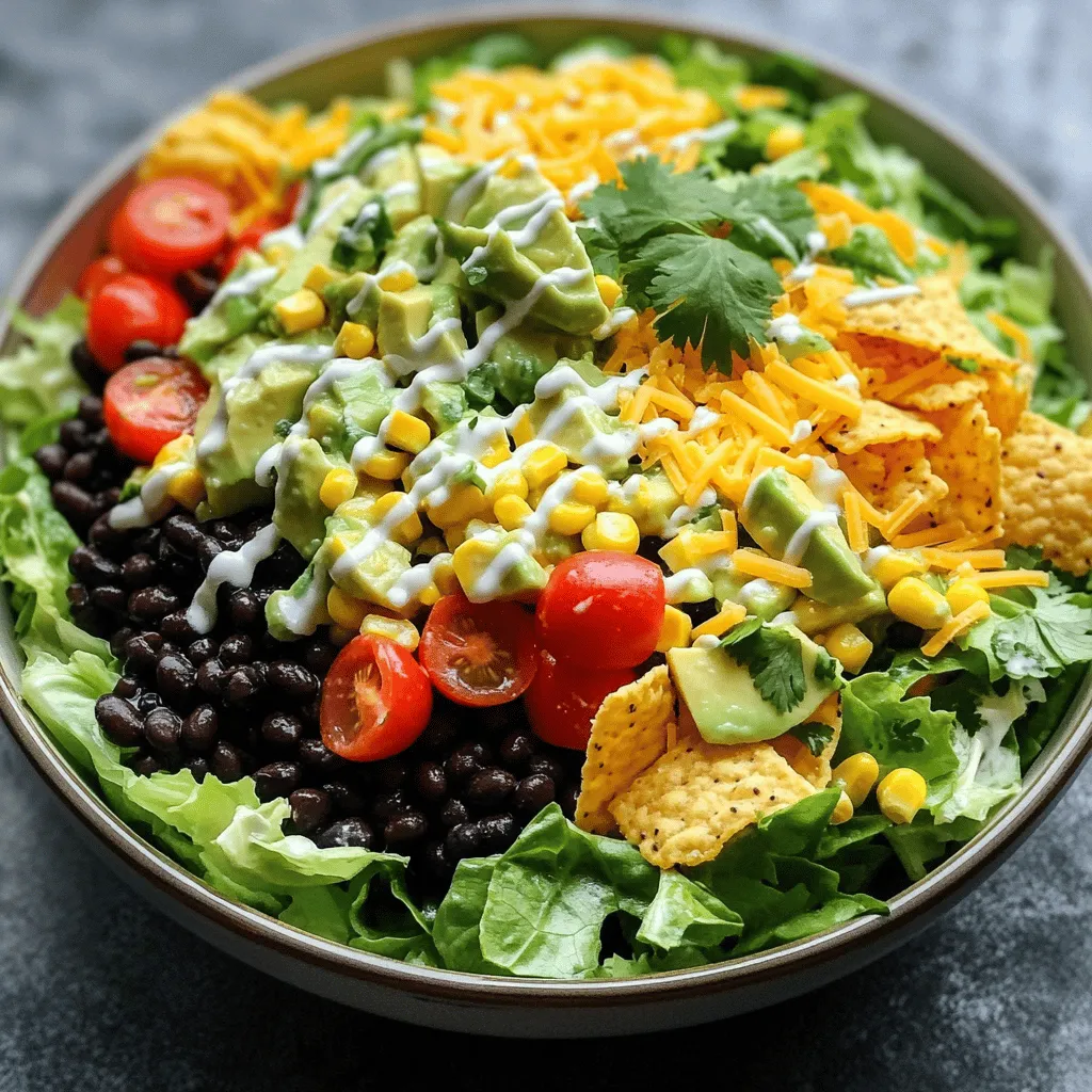 Fiesta Taco Salad Savory and Fresh Recipe Guide