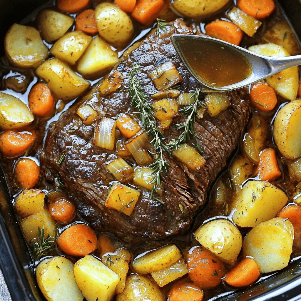 - Beef chuck roast (3-4 pounds) - Olive oil (1 tablespoon) - Salt (2 teaspoons) - Black pepper (1 teaspoon)