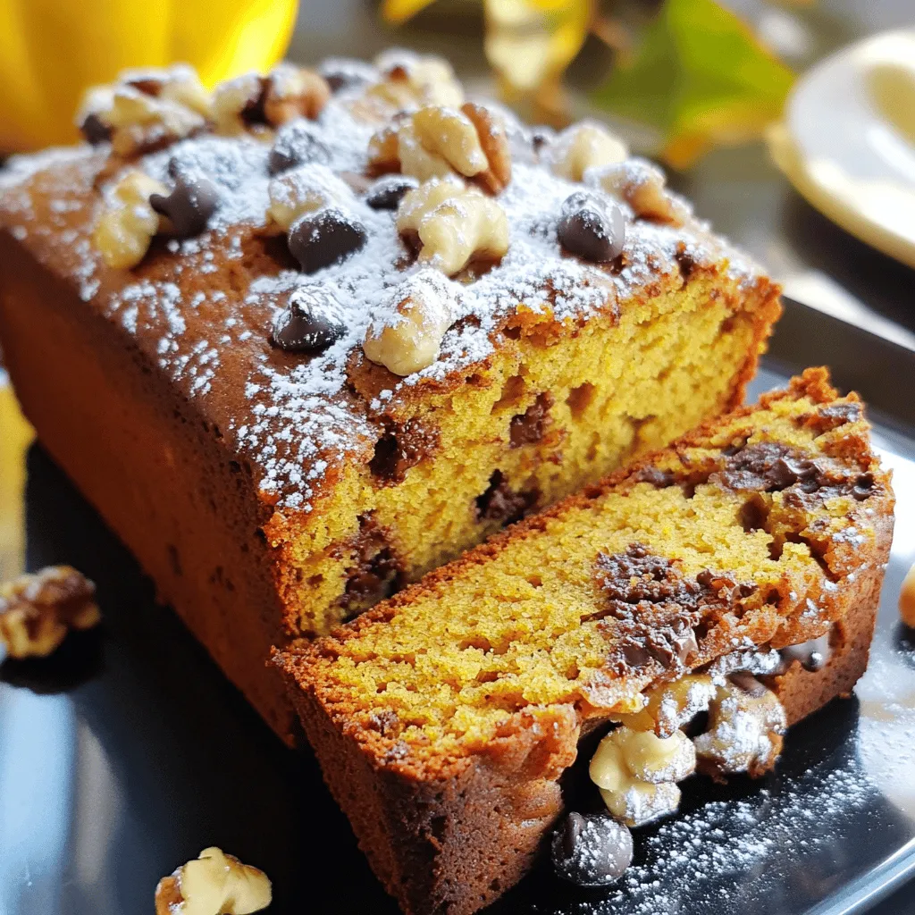 Chocolate Chip Pumpkin Bread Cozy and Warm Recipe