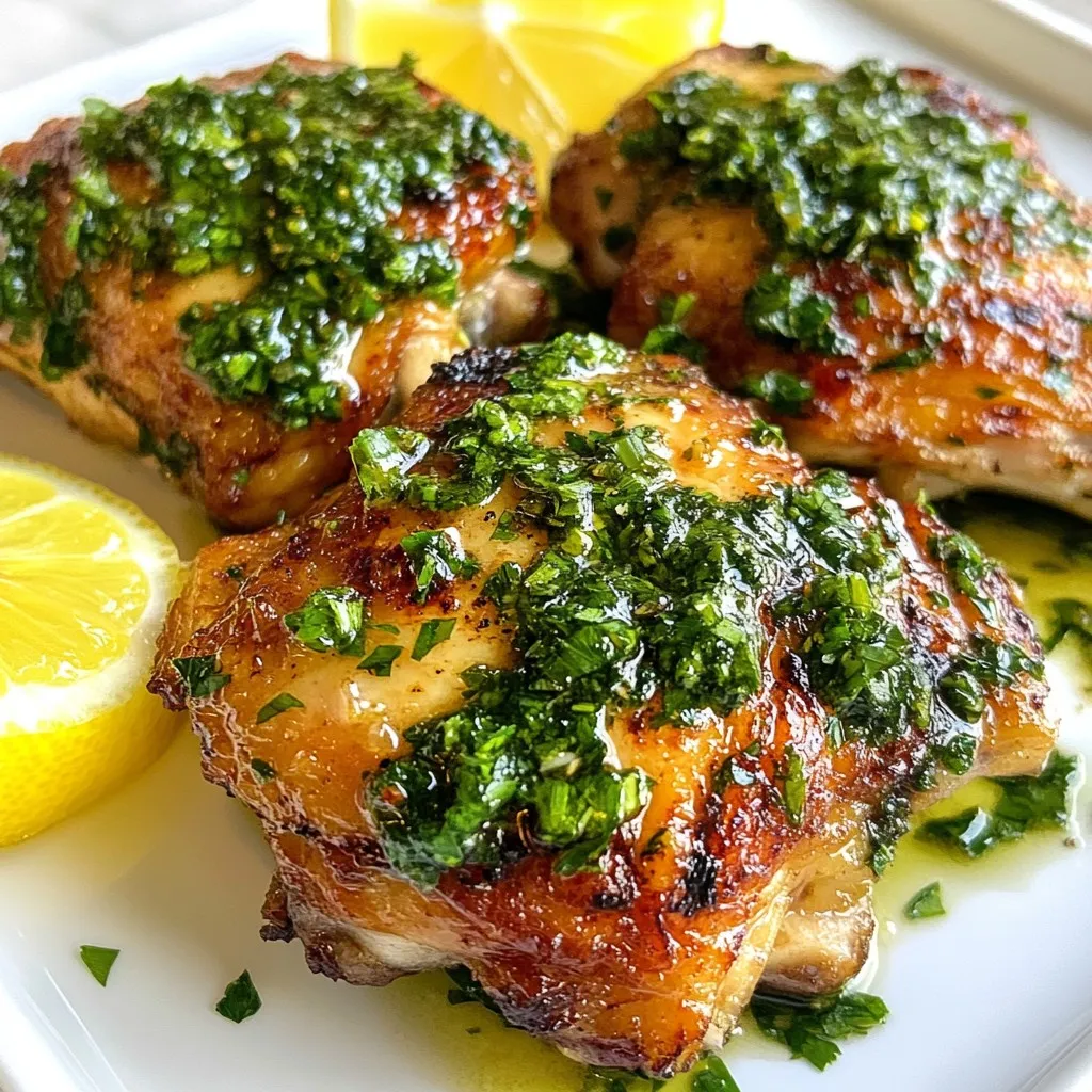 Chimichurri Chicken Thighs Flavorful and Easy Recipe