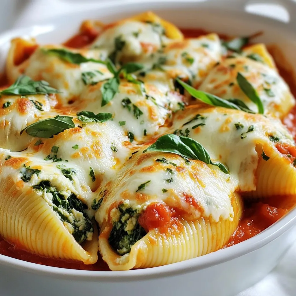 Spinach Ricotta Stuffed Shells Delightful and Easy Dish