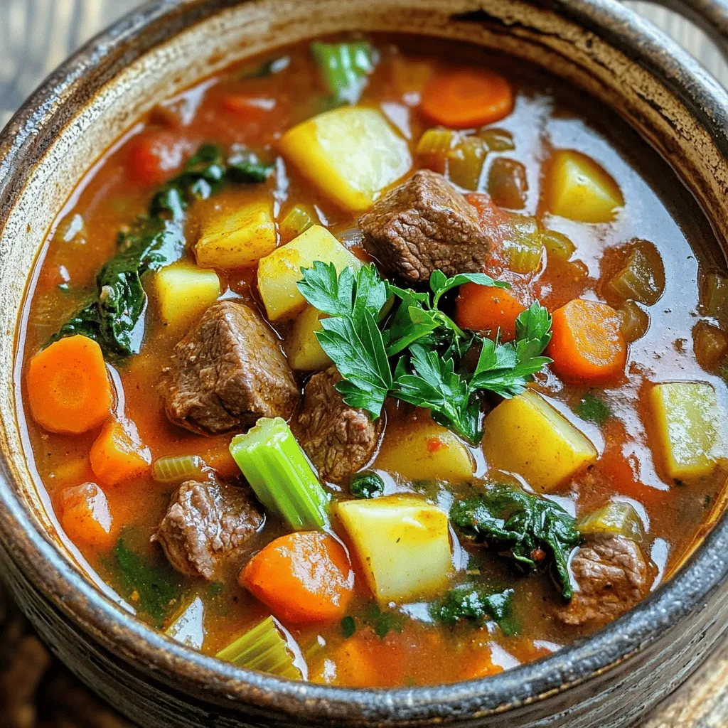 Nourishing Vegetable Beef Soup Easy and Hearty Recipe