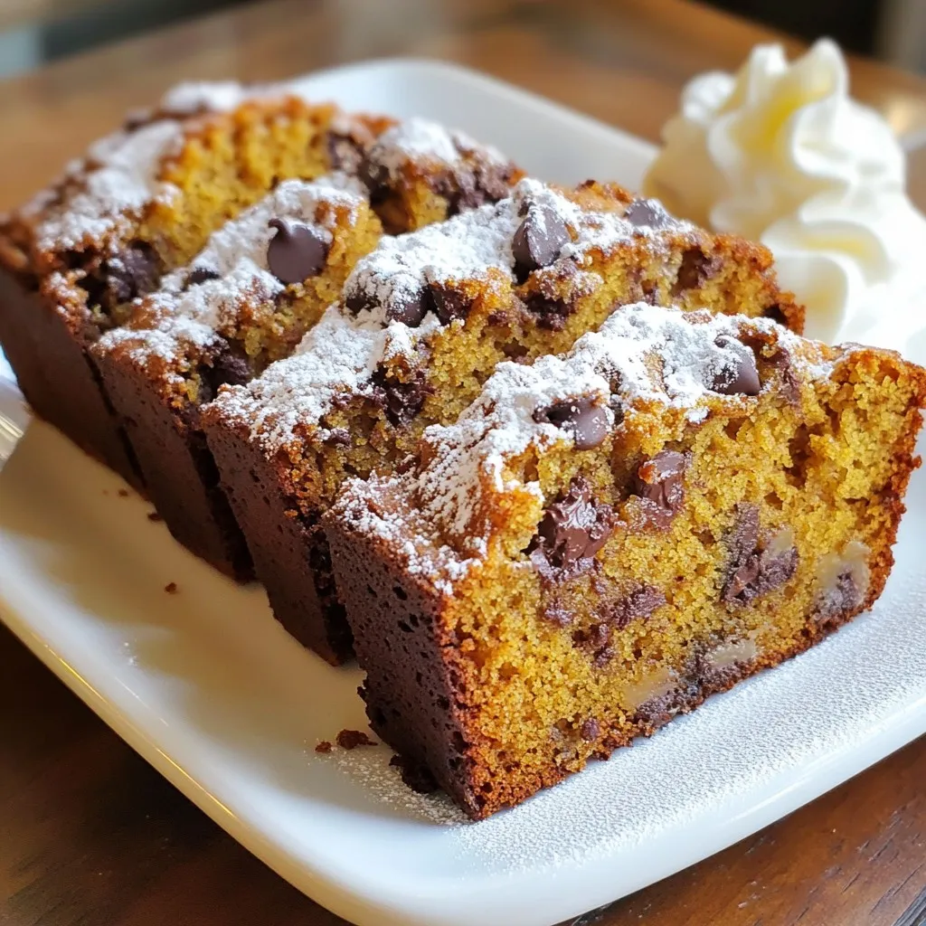 Chocolate Chip Pumpkin Bread Rich and Simple Delight