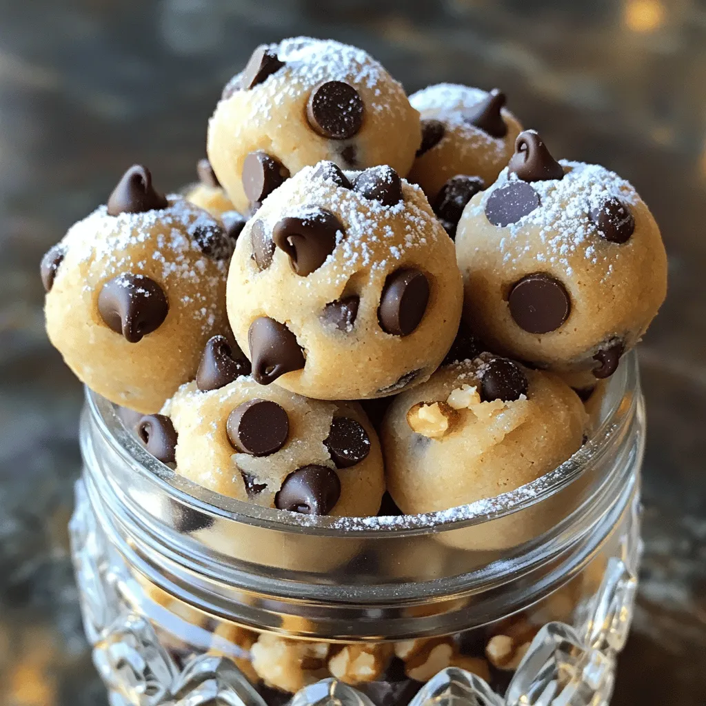 Chocolate Chip Cookie Dough Bites Delightful Snack Idea