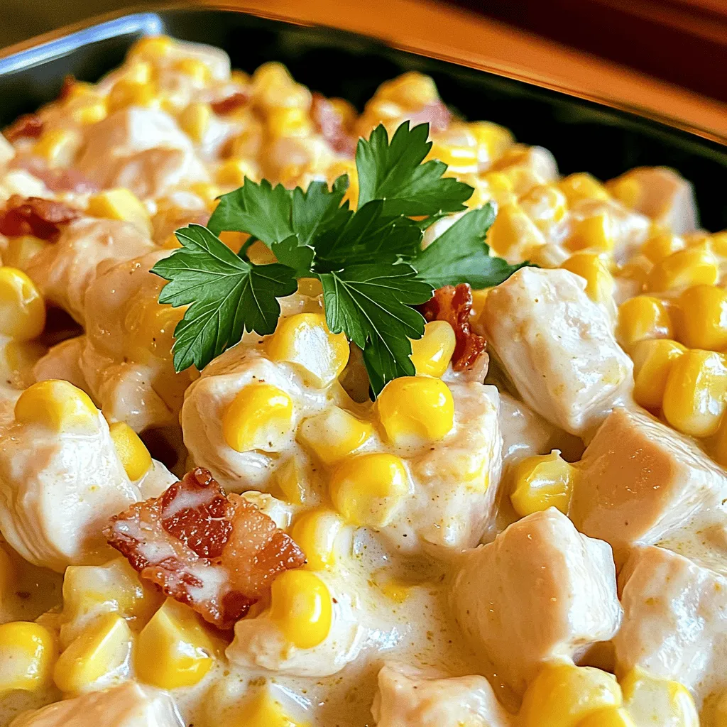 Chicken and Bacon Creamed Corn: How Do You Make It?