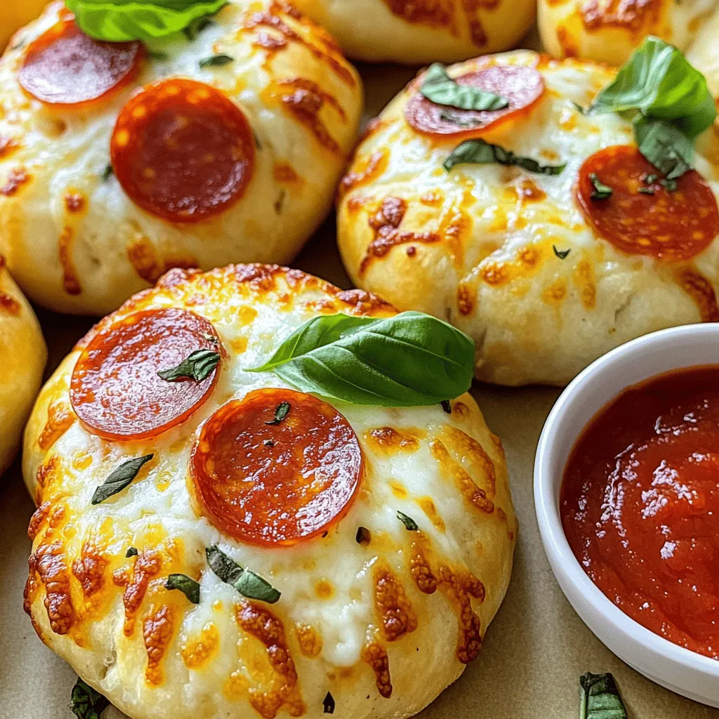 To make quick pizza bombs, you need simple ingredients. This recipe uses a can of refrigerated pizza dough. It saves time and effort. You also need one cup of shredded mozzarella cheese. This cheese melts well and gives a great flavor. Half a cup of pepperoni slices adds a savory touch, but you can pick other toppings if you want.