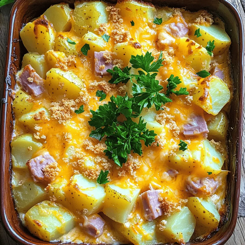 Ham and Potato Casserole Comforting Family Meal