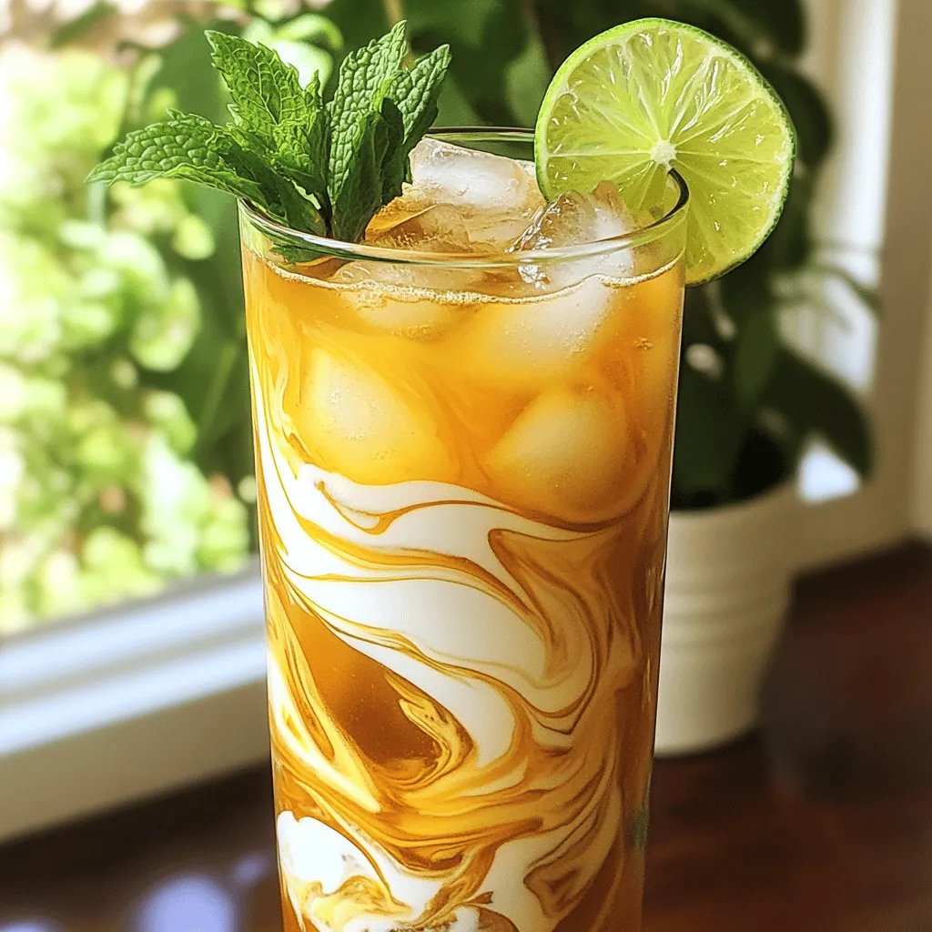 Authentic Thai iced tea stands out for its rich flavor and vibrant color. The deep orange hue comes from strong black tea, often blended with spices. Unlike other iced teas, Thai iced tea uses sweetened condensed milk, which adds creaminess and sweetness. This combination creates a perfect balance of taste.