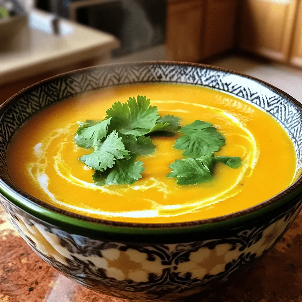 Carrot Ginger Soup Healthy and Flavorful Recipe