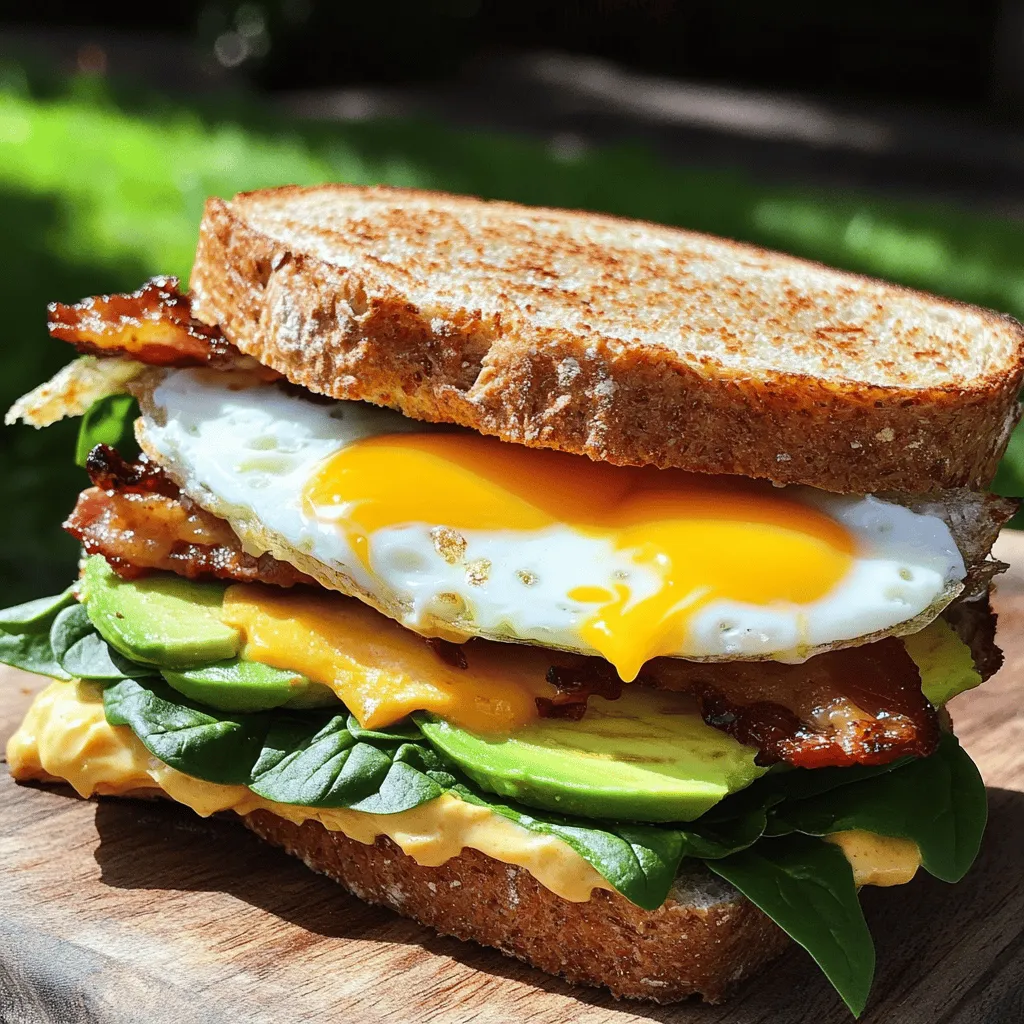 To make a great breakfast sandwich, start with the right ingredients. You need four basic types: bread, cheese, meats, and some extras. Each part adds flavor and texture.