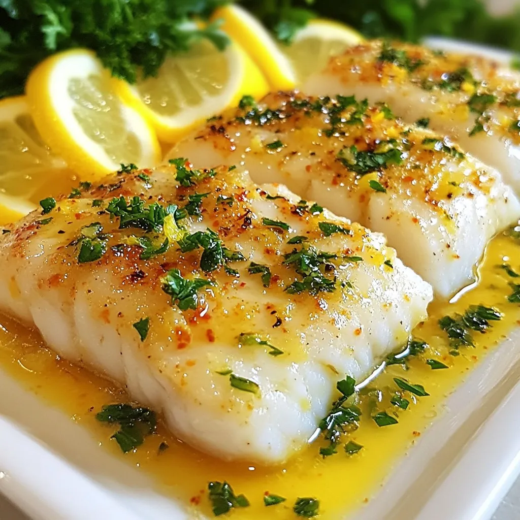 Lemon Butter Baked Cod Tasty and Simple Recipe