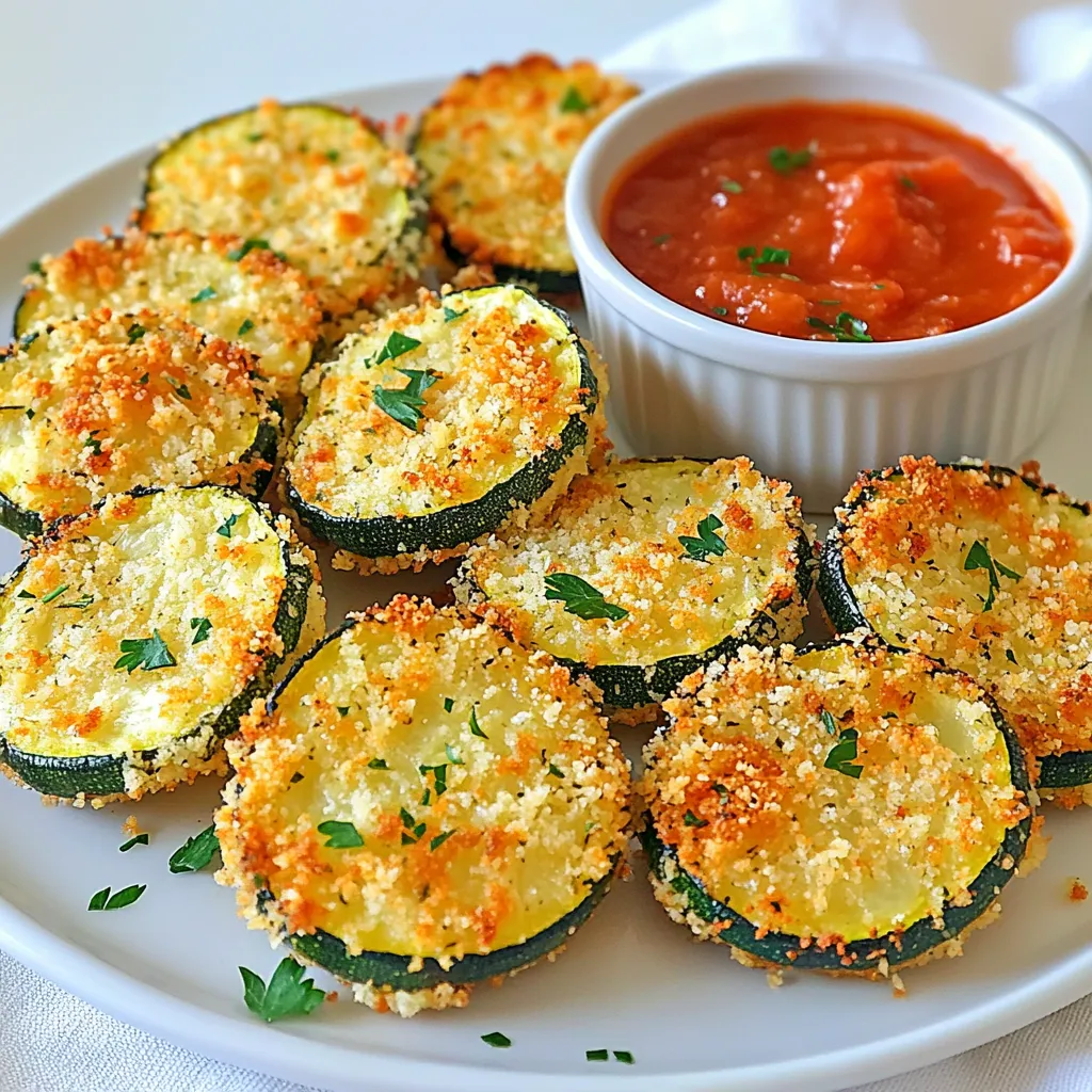 Crispy Baked Parmesan Zucchini Delicious and Simple