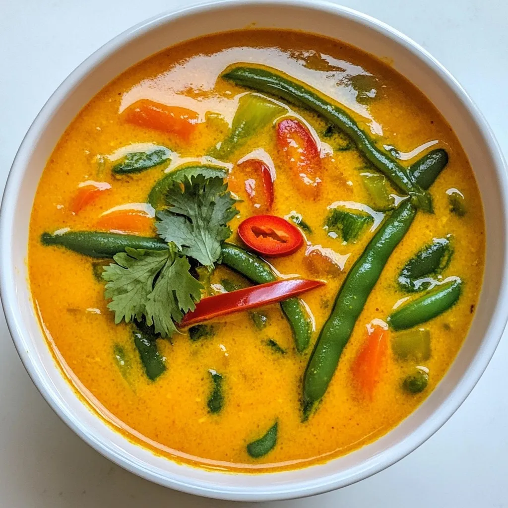 Spicy Thai Coconut Curry Soup Flavorful Comfort Meal