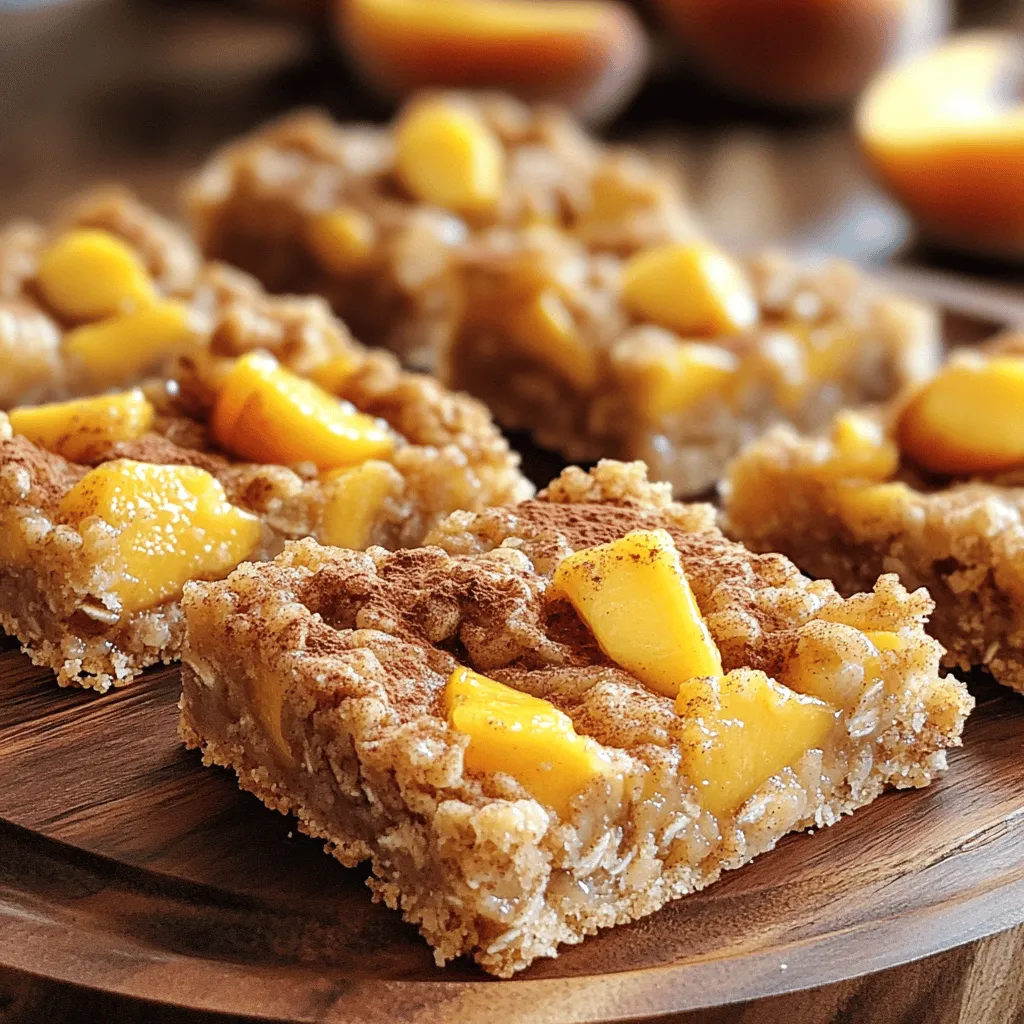 Peach Oatmeal Bars Irresistible and Flavorful Treat