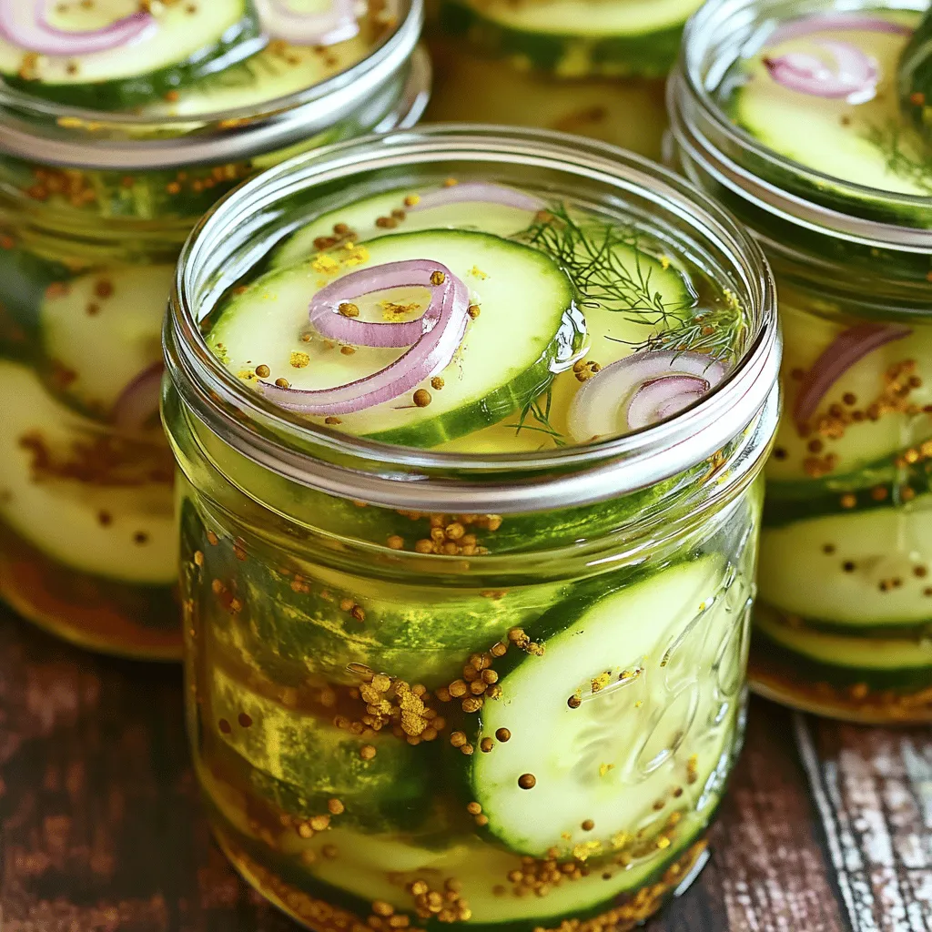 Amish Refrigerator Pickles Crunchy Summer Delight